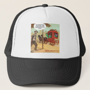 Sage Coach ist in der Stadt Funny Truckerkappe
