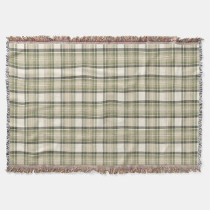 Sage Cottage Sage Grün Tartan Kariert Decke