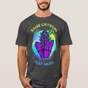 Sage Crystal Incense Trap Angesagt-Hop Music Fan S T-Shirt