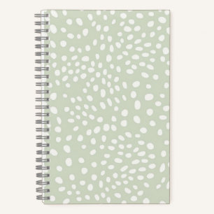 Sage Dotted Delight Notebook Notizbuch