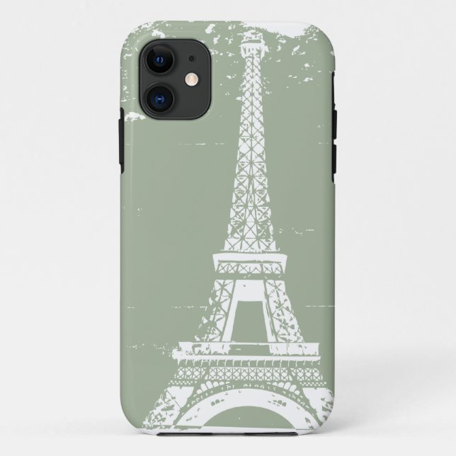 Sage Eiffel Tower iPhone 5 Fall Case-Mate iPhone Hülle (Rückseite)