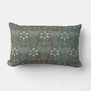Sage Floral William Morris Lendenkissen