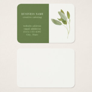 SAGE FRAIS 3.5x2.5 Carte de visite II