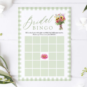 Sage Fresh Off The Market Brautparty-Bingo-Spiel Einladung