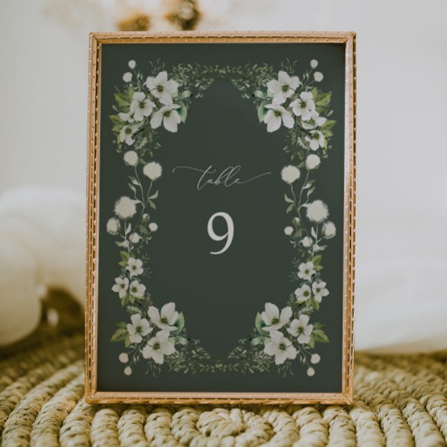 Sage Garden Tischnummer Card Empfang Dekoration (Von Creator hochgeladen)