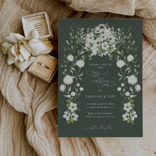 Sage Garden Wedding Einladungskarte