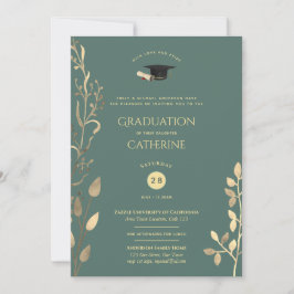 Sage Gold Ceremony Invitations Classy