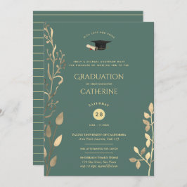 Sage Gold Ceremony Invitations Classy