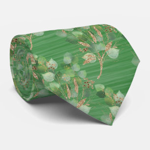 SAGE GREEN 2 BOTANICAL EUCALYPTUS MENS KRAWATTE