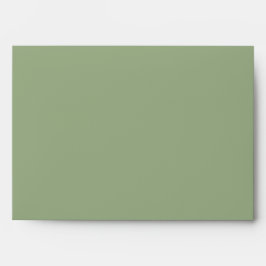 Sage Green A7 Envelope for Greeting Cards