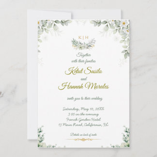 sage green and navy blue wedding invitations dankeskarte