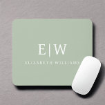 Sage Green Beruflich Simple Monogram Minimalistisc Mousepad<br><div class="desc">Unsere elegante Berufliche Monogram Minimalistisch Collection: Steigern Sie Ihren Stil mit zeitloser Eleganz und Eleganz. Diese Kollektion wurde mit viel Liebe zum Detail gestaltet und bietet minimalistische Designs, die mit Ihrem personalisierten Monogramm verziert sind. Jedes Stück verströmt Professionalität und Raffinesse, perfekt um in jedem Ambiente einen bleibenden Eindruck zu machen....</div>