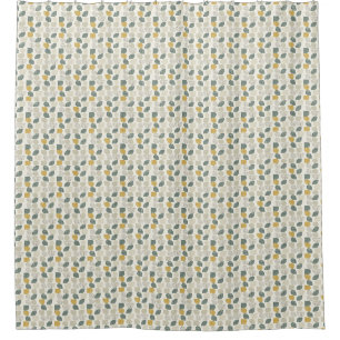 Sage Green Boho Abstrakt Duschvorhang