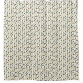 Sage Green Boho Abstrakt Duschvorhang