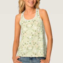 Sage Green Boho Tank Top - Efchelloser Stil