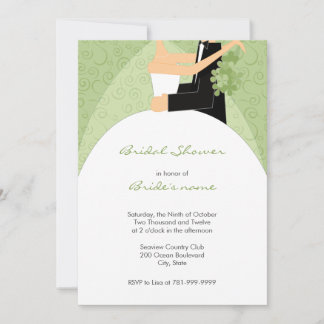 Sage Green Bridal Dusche Einladungen