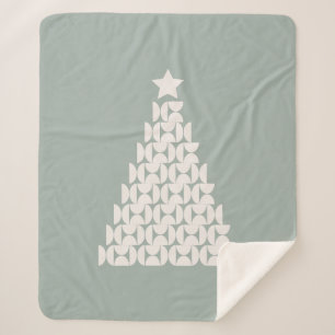 Sage Green Christmas Tree Sherpadecke
