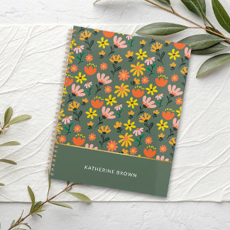 Sage Green cooler Funky Mädchen-Trend Planer