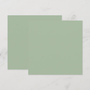Sage Green Custom Brand Dankeskarte