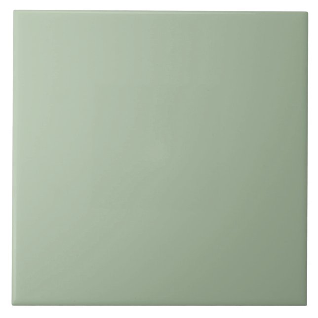Sage Green Custom Brand Fliese (Vorderseite)
