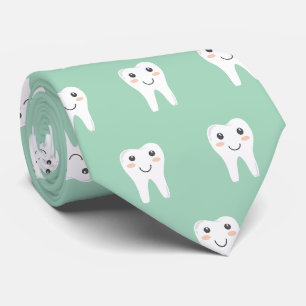 Sage Green Dents Dentiste Cravates dentaires