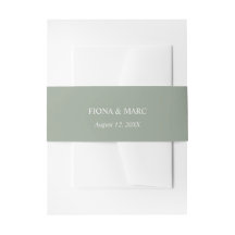 Sage green einfache, elegante Hochzeit