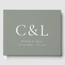 Sage Green Elegant Minimalist Wedding
