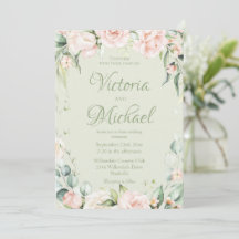 Sage Green Elegante Blumenhochzeit