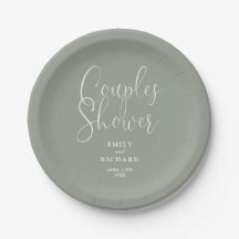 Sage Green Elegante Couples Bridal Polterabend