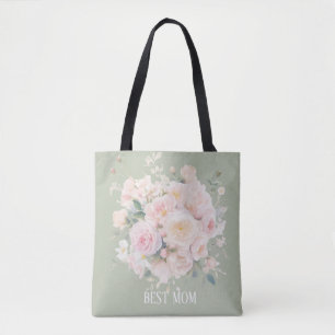 Sage Green Elegante Pastel Floral Bouquet Besichti Tasche