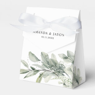 Sage Green Eucalyptus Minimalistisch Botanische Ho Geschenkschachtel