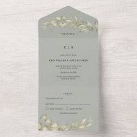 Sage Green Eucalyptus Wreath Wedding