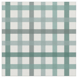 Sage Green Farmhouse Gingham Kariert Tartan Muster Stoff