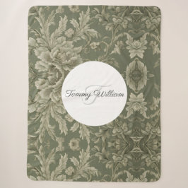 Sage Green Flora Elegantes Ambiente Sherpadecke