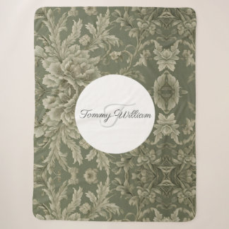 Sage Green Flora Elegantes Ambiente Sherpadecke