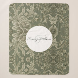 Sage Green Flora Elegantes Ambiente Sherpadecke