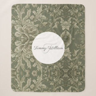 Sage Green Flora Elegantes Ambiente Sherpadecke