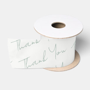 Sage Green Floral Wedding Satinband