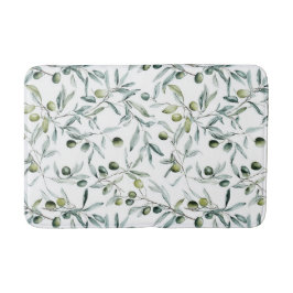 Sage Green French Country Olive  Badematte