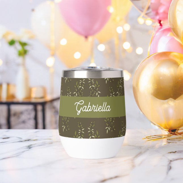 Sage green French country Olive pattern name (Junggesellenabschied (gedreht))