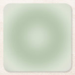 Sage Green Gradient Aura Rechteckiger Pappuntersetzer<br><div class="desc">Gradient Design - Aura-Effekt - Farbe Grün.</div>