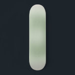 Sage Green Gradient Aura Skateboard<br><div class="desc">Gradient Design - Aura-Effekt - Farbe Grün.</div>