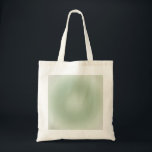 Sage Green Gradient Aura Tragetasche<br><div class="desc">Gradient Design - Aura-Effekt - Farbe Grün.</div>