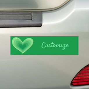 Sage Green Heart Thunder_Cove Autoaufkleber