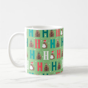 Sage Green Ho Ho Ho Armadillo Kaffeetasse