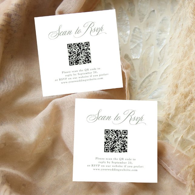 Sage Green Italian Elegance | UAWG mit QR-Code Begleitkarte (Von Creator hochgeladen)