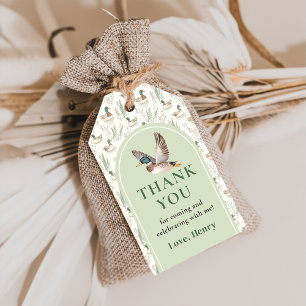 Sage Green Mallard Duck Geburtstagsgeschenke Tags Geschenkanhänger