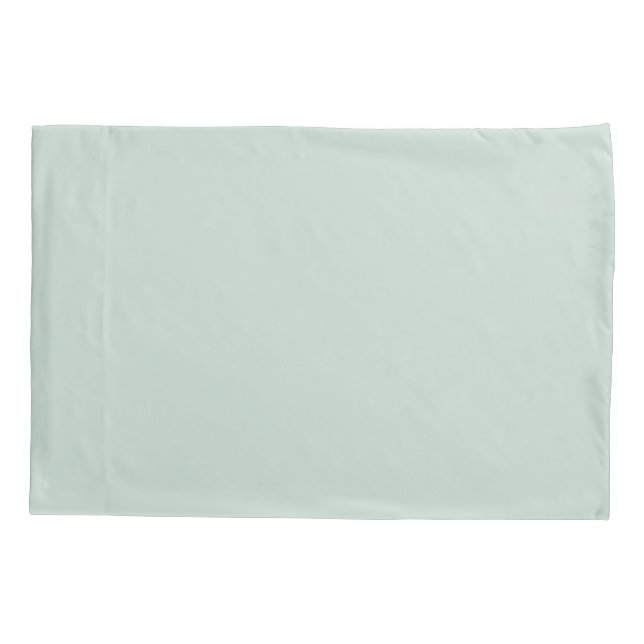 Sage Green Minimalistic Kissenbezug (Rückseite)
