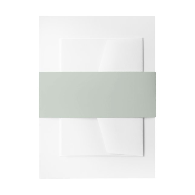 Sage Green Modern Einladungsbanderole (Vorderseite Beispiel)