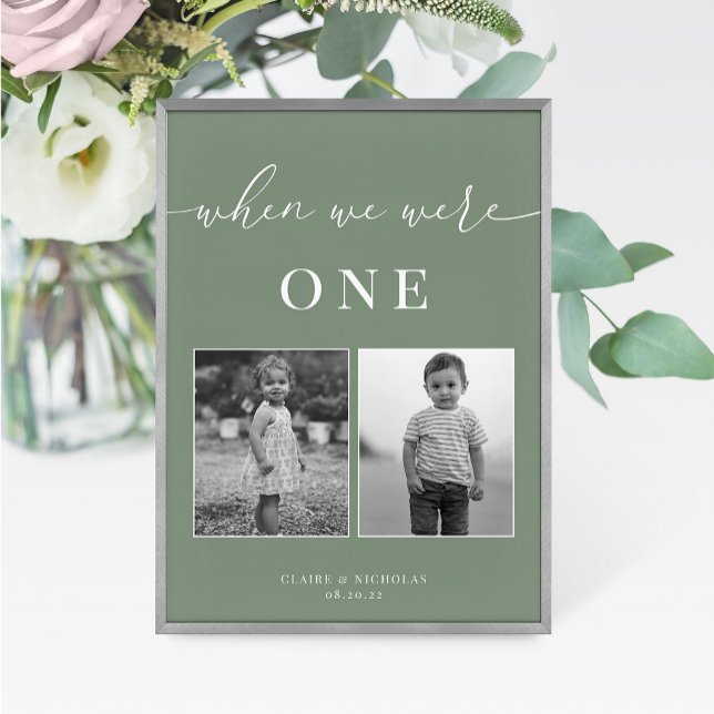 Sage Green Modern Elegante Hochzeitzeitzeitzeitzei Tischnummer (Von Creator hochgeladen)